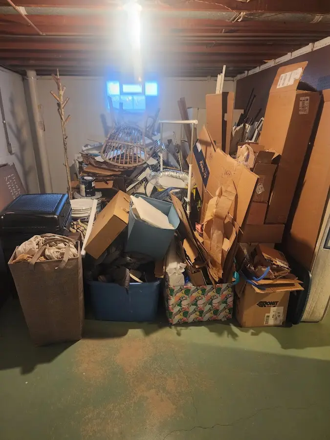 Roll-off dumpster container at job site for Construction Dumpster Rental in Sapulpa